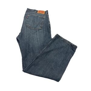 Vintage MIM Men’s Levi 559 Relaxed Straight Jeans Dark Wash Jeans Size 40x32